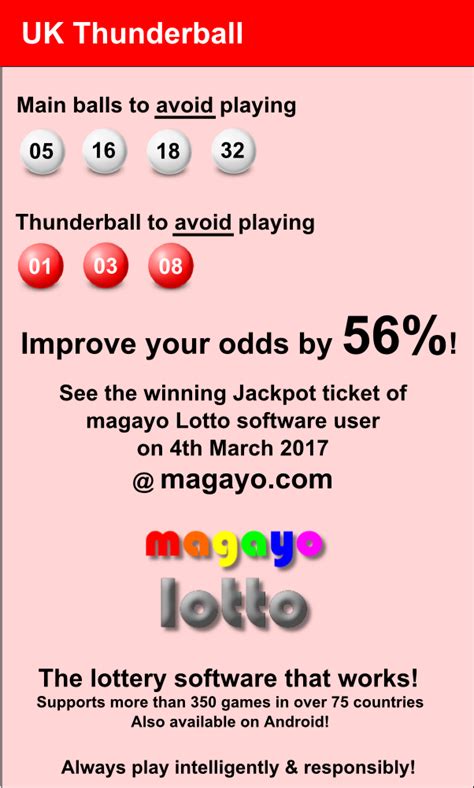 5/39 magayo|UK Thunderball Map Draws (5/39) .